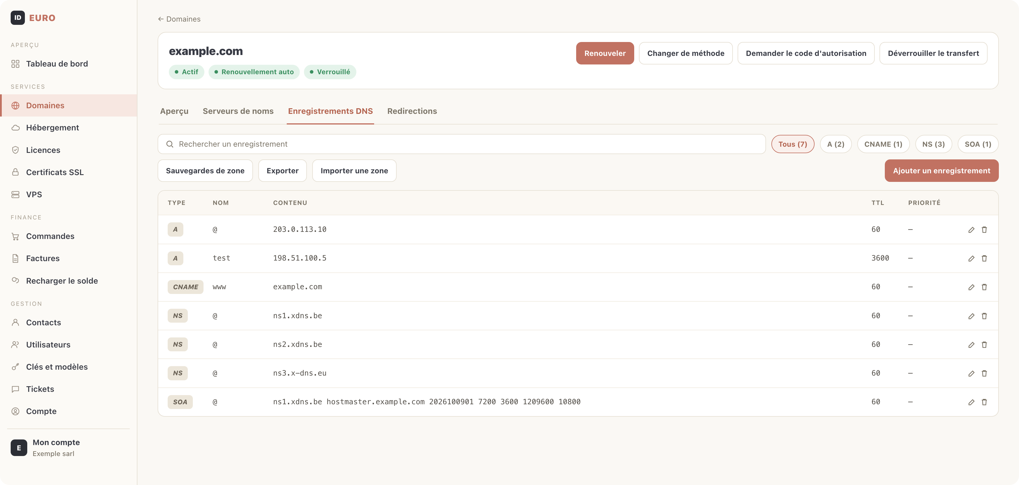 Domaines & DNS